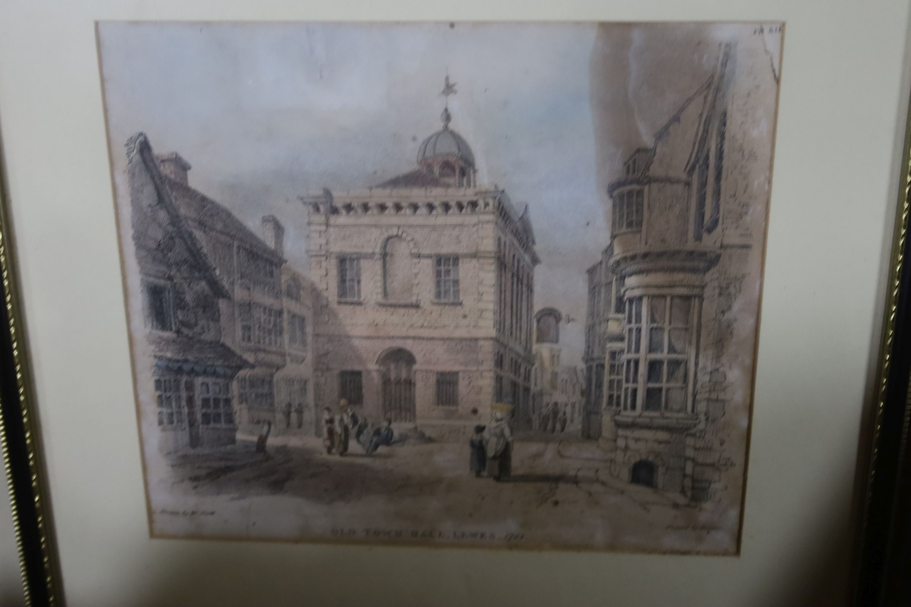 A collection of 18th/19th century prints of Lewes